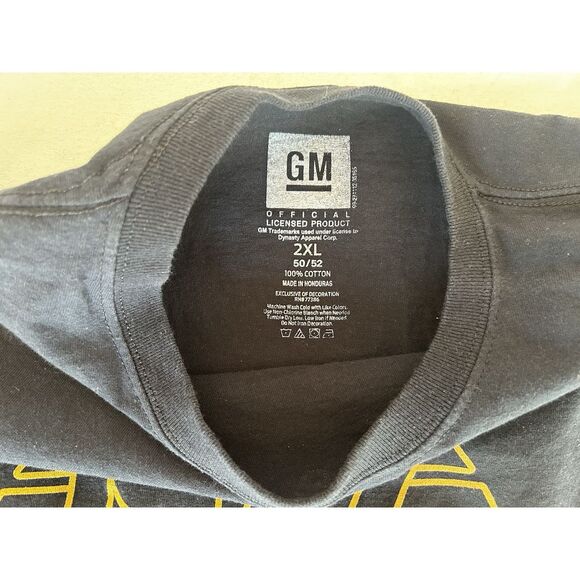 1977 Pontiac Trans-Am Black Printed GM T-Shirt 2XL XXL - Picture 2 of 7